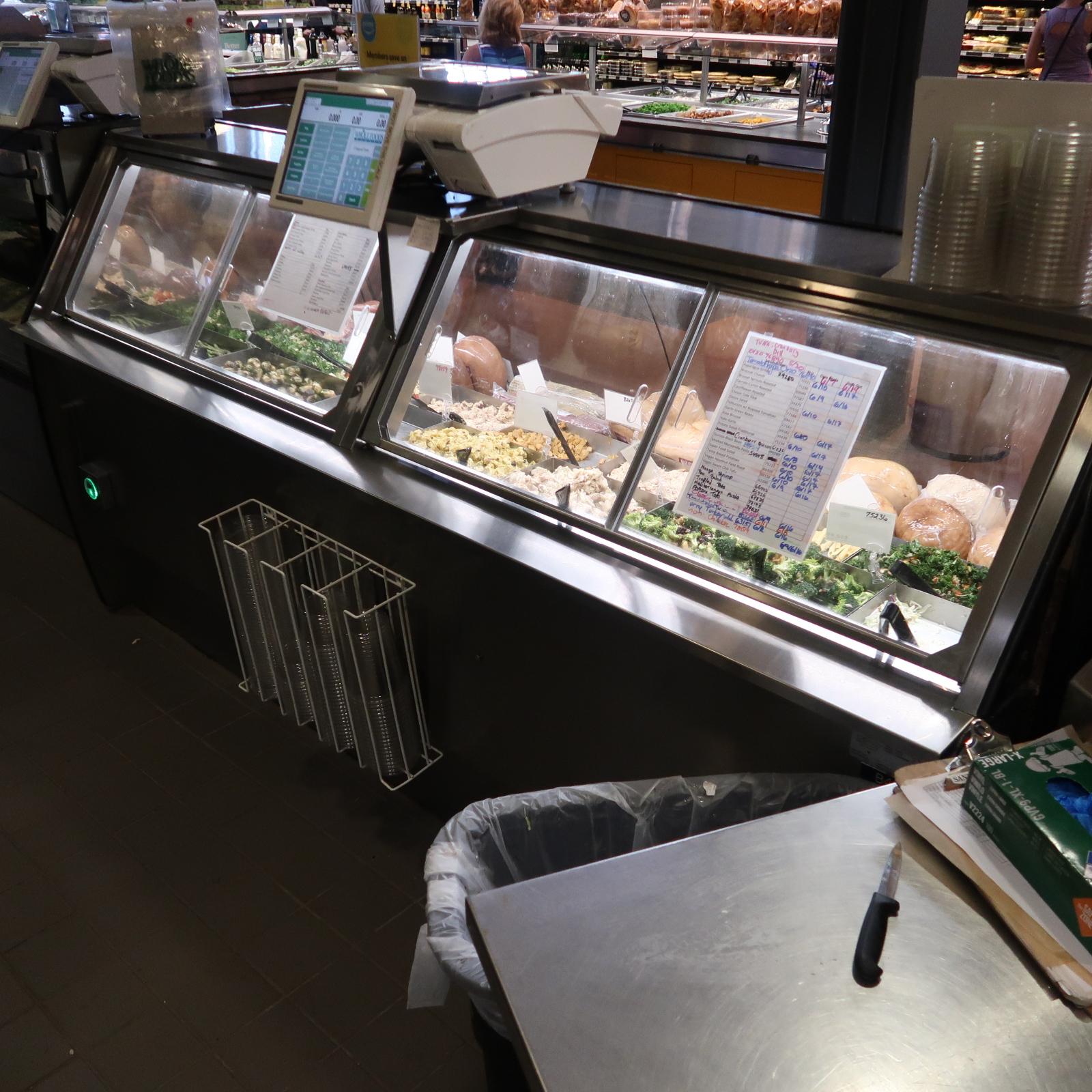 Structural Concepts 8' curved glass service deli case