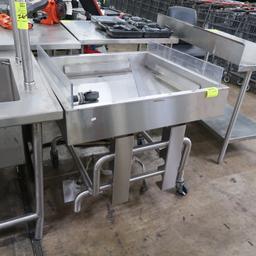 stainless iced product merchandiser