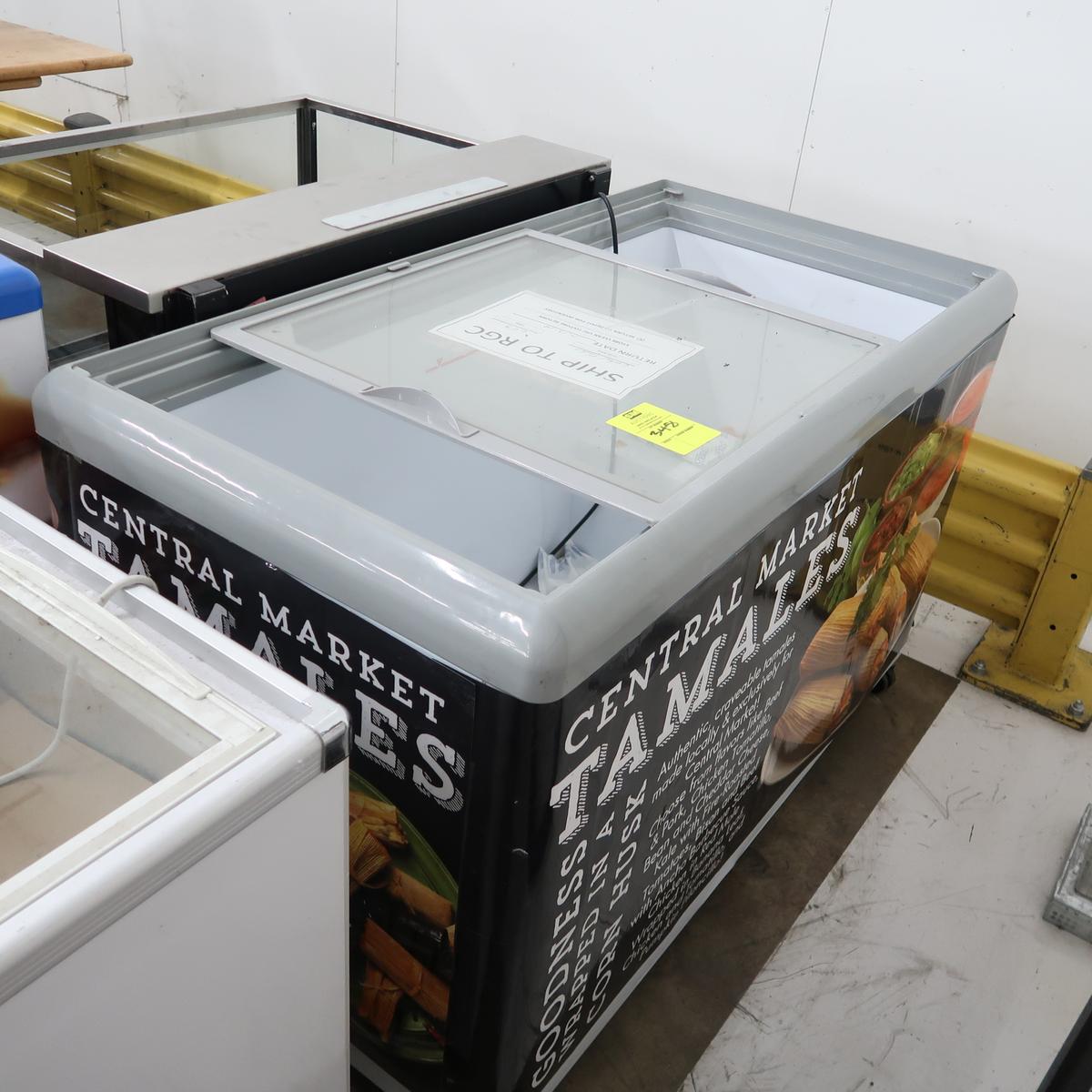 portable chest freezer merchandiser