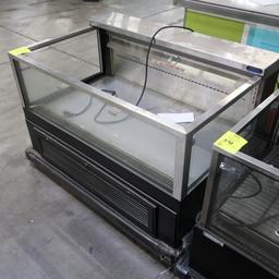 Wasserstrom refrigerated merchandiser w/ 3) glass sides