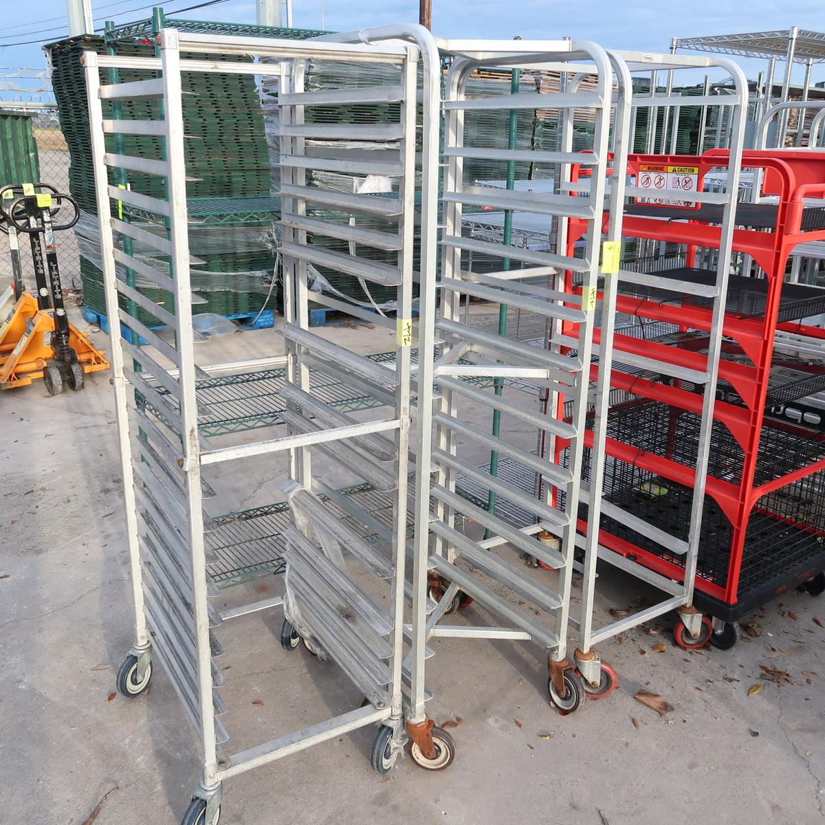 aluminum sheet pan racks