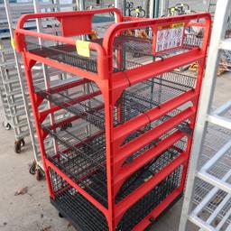 Rubbermaid plastic tray rack