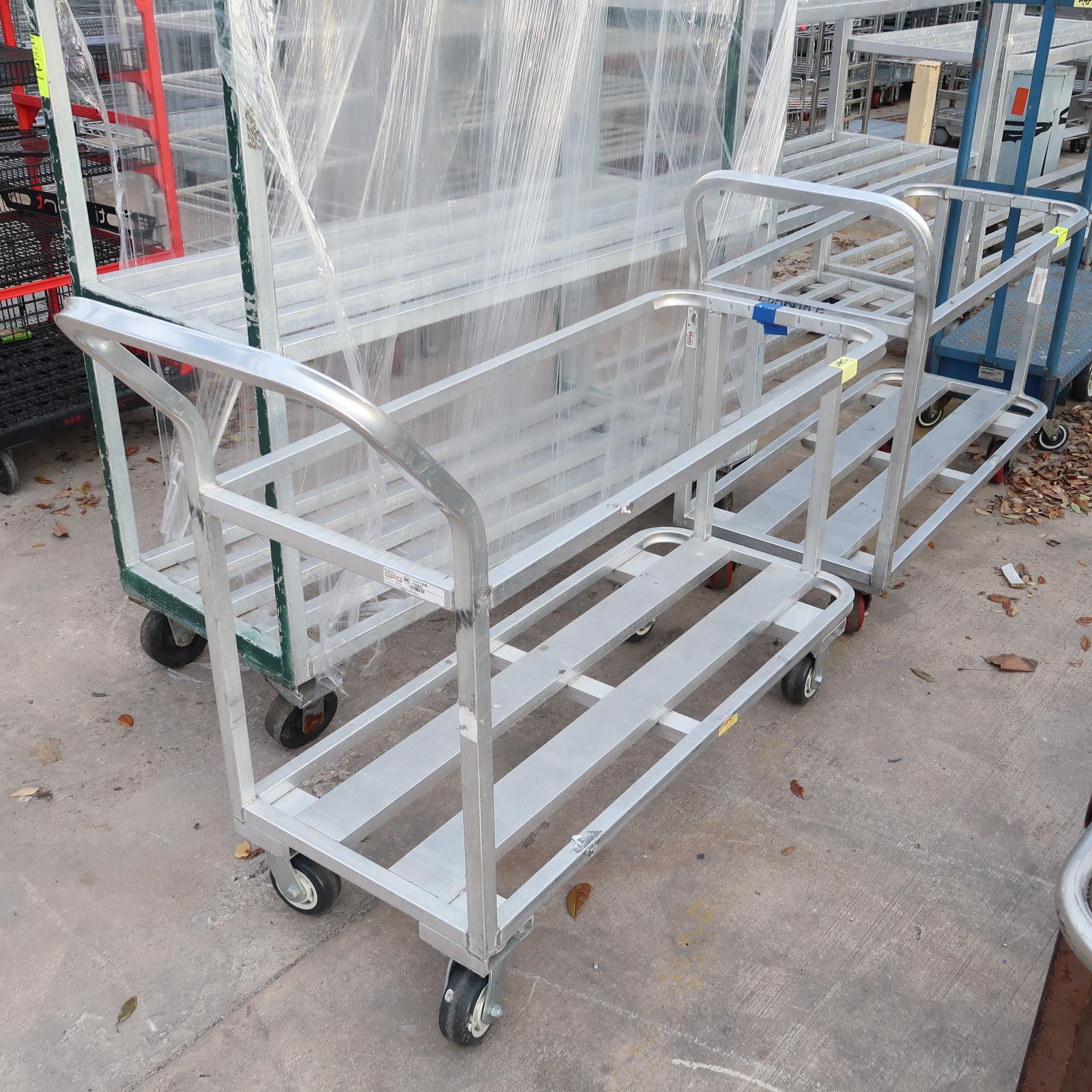 aluminum carts w/ no tops