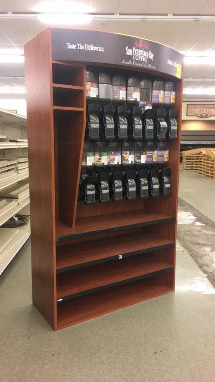 Coffee Merchandising End Cap