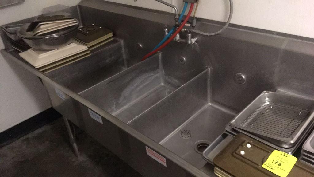 Three Compartment Sink