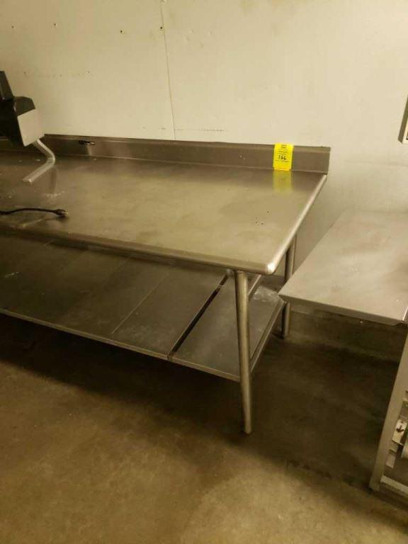 8ft stainless steel table