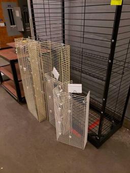 Wire display with miscellaneous shelves