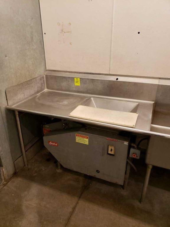 11ft stainless sink with Garbel disposal