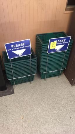 Group Of Shopping Baskets