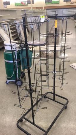 Wire Merchandiser On Casters