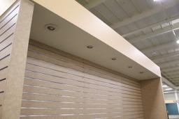 LED Lighted Slat Wall Merchandiser