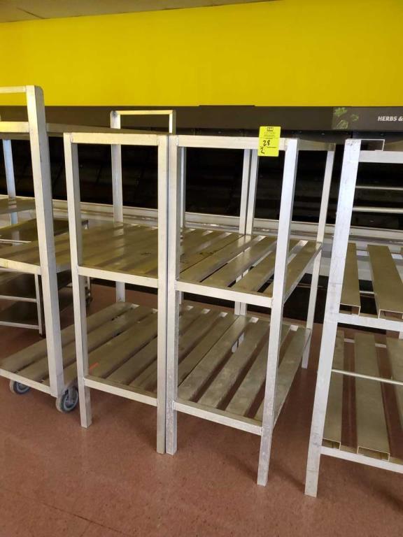 4ft x 20" aluminum racks