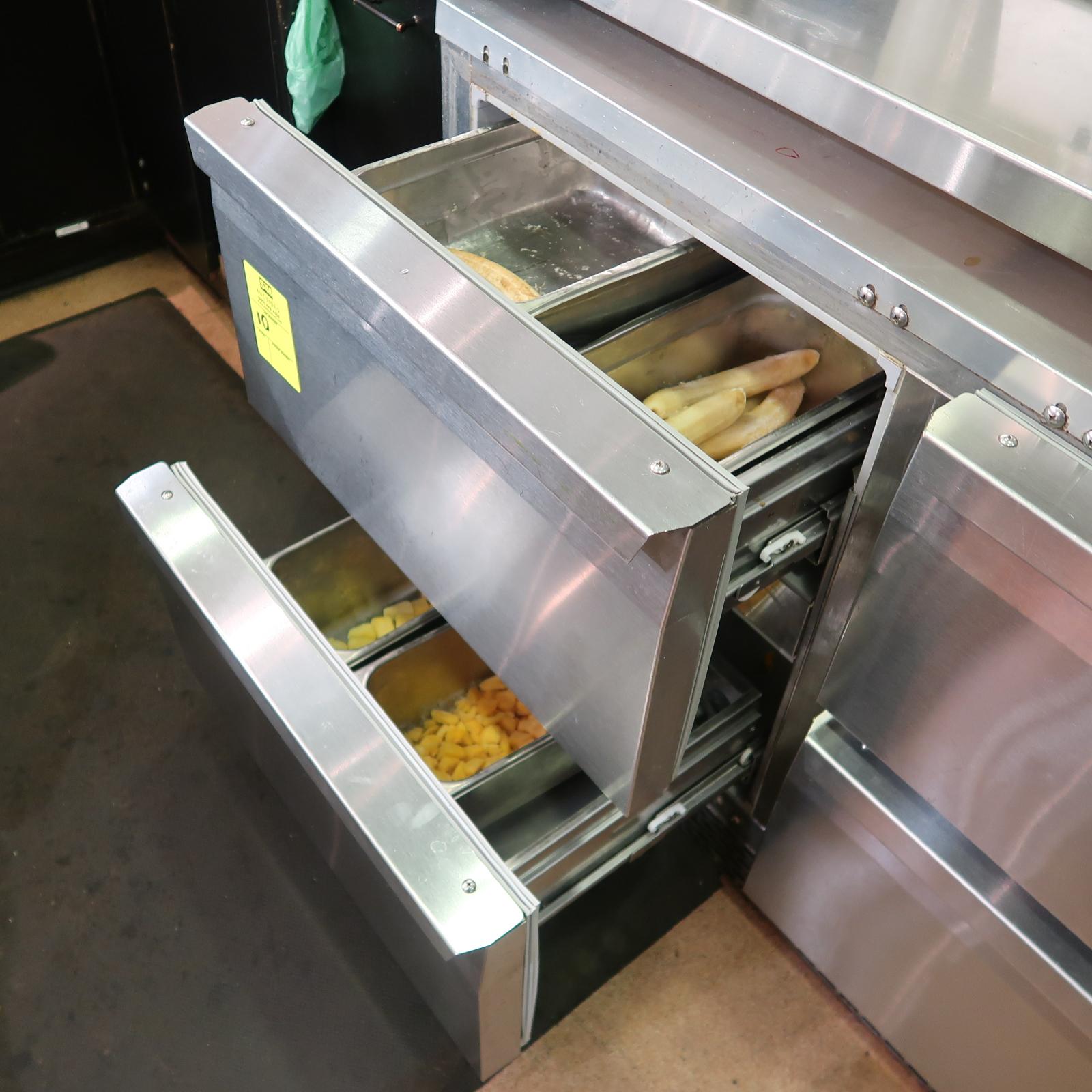 Continental 4) drawer undercounter freezer