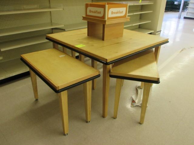 Group Of Wooden Tables