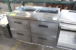 Delfield Refrigerated Prep Table with Drawers