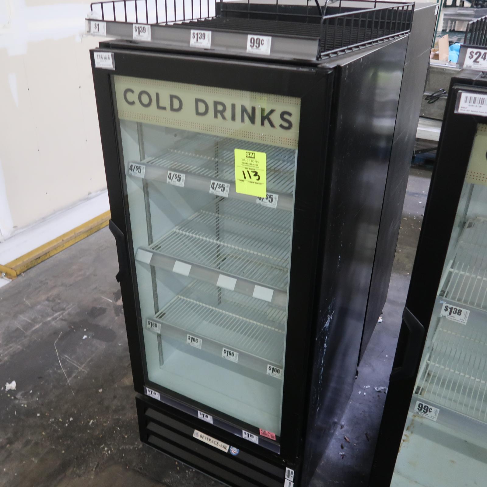 Beverage Air glass door cooler