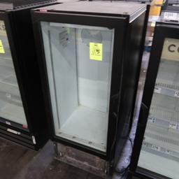 Beverage Air glass door cooler, no shelves