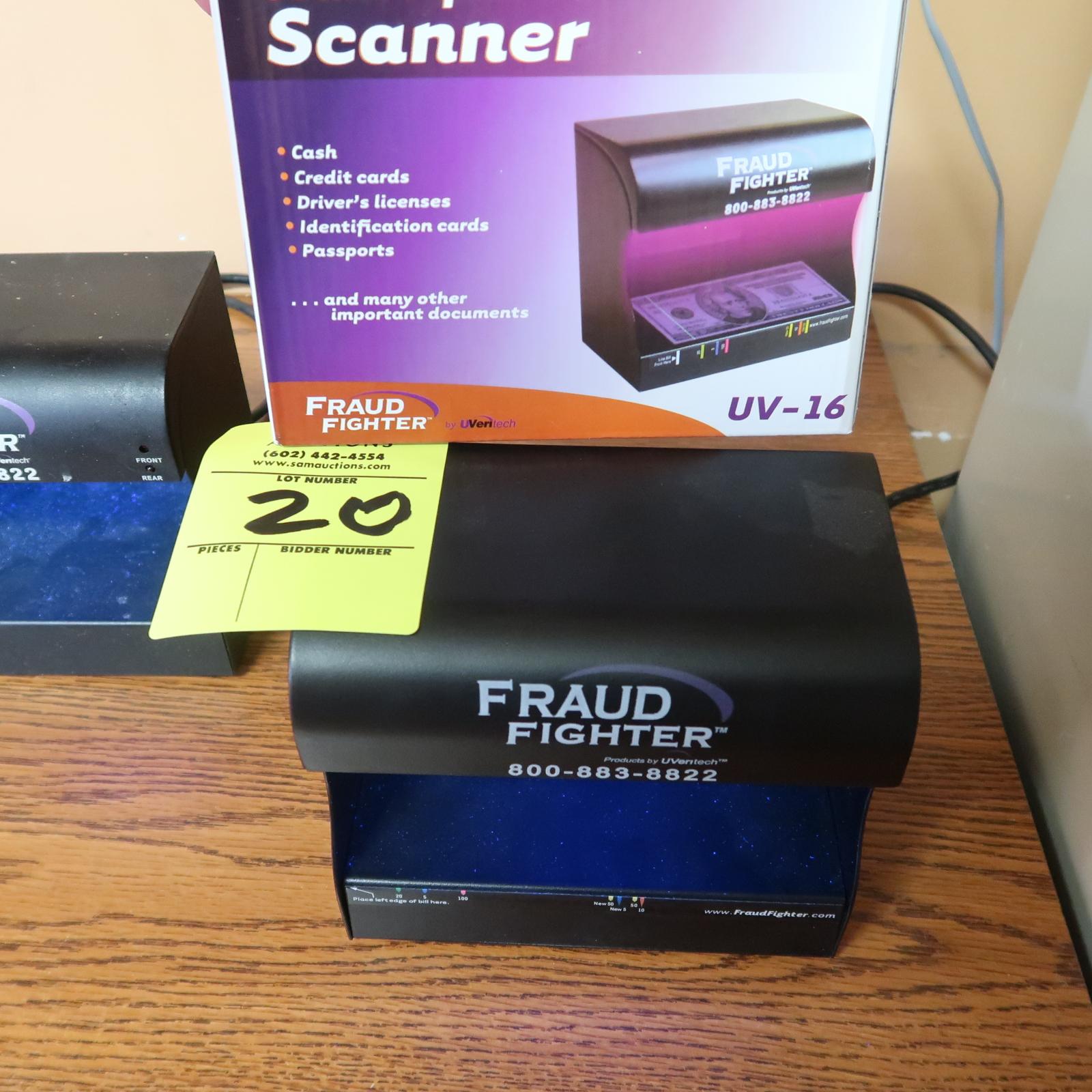 Fraud Fighter UV counterfeit detection scanner