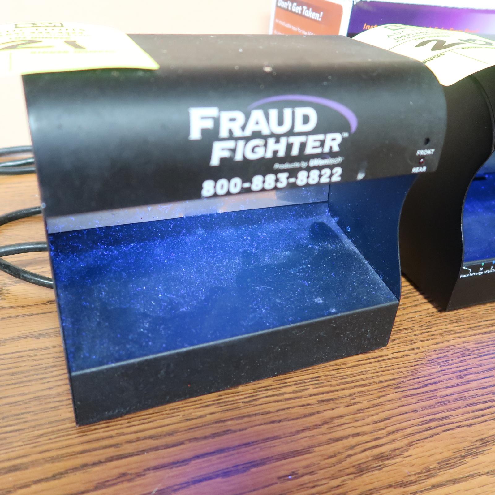 Fraud Fighter UV counterfeit detection scanner