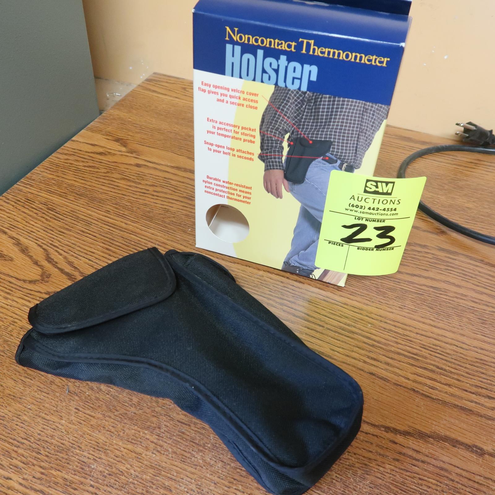 Noncontact thermometer holster