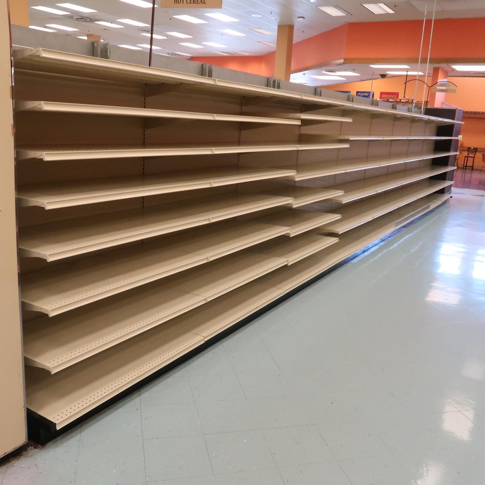 Lozier wall shelving, 36'