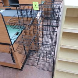 wire basket merchandiser