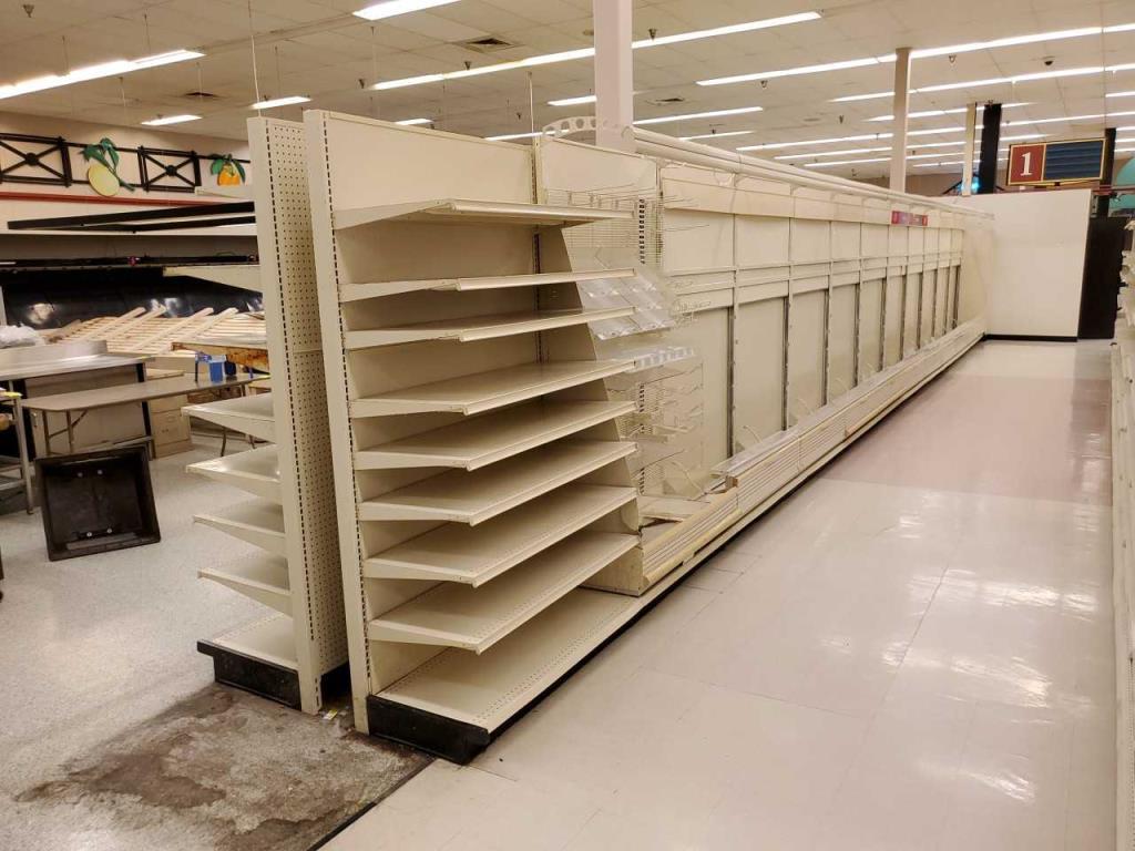 48ft Run of Lozier Shelving