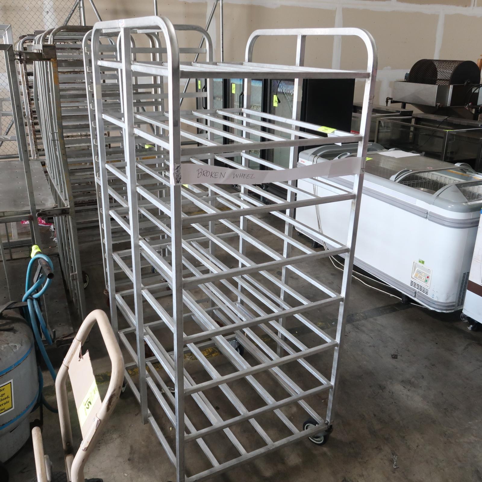 aluminum tray rack