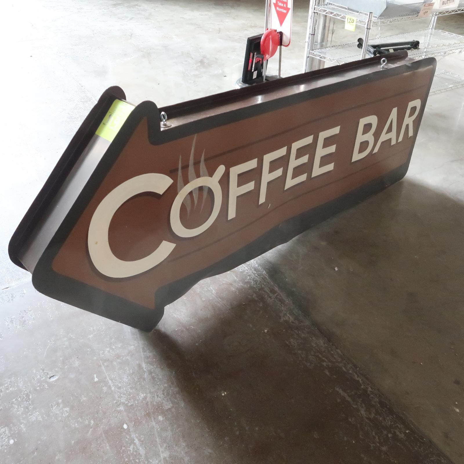 "Coffee Bar" sign