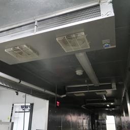 refrigeration coils, 2-fan medium temp