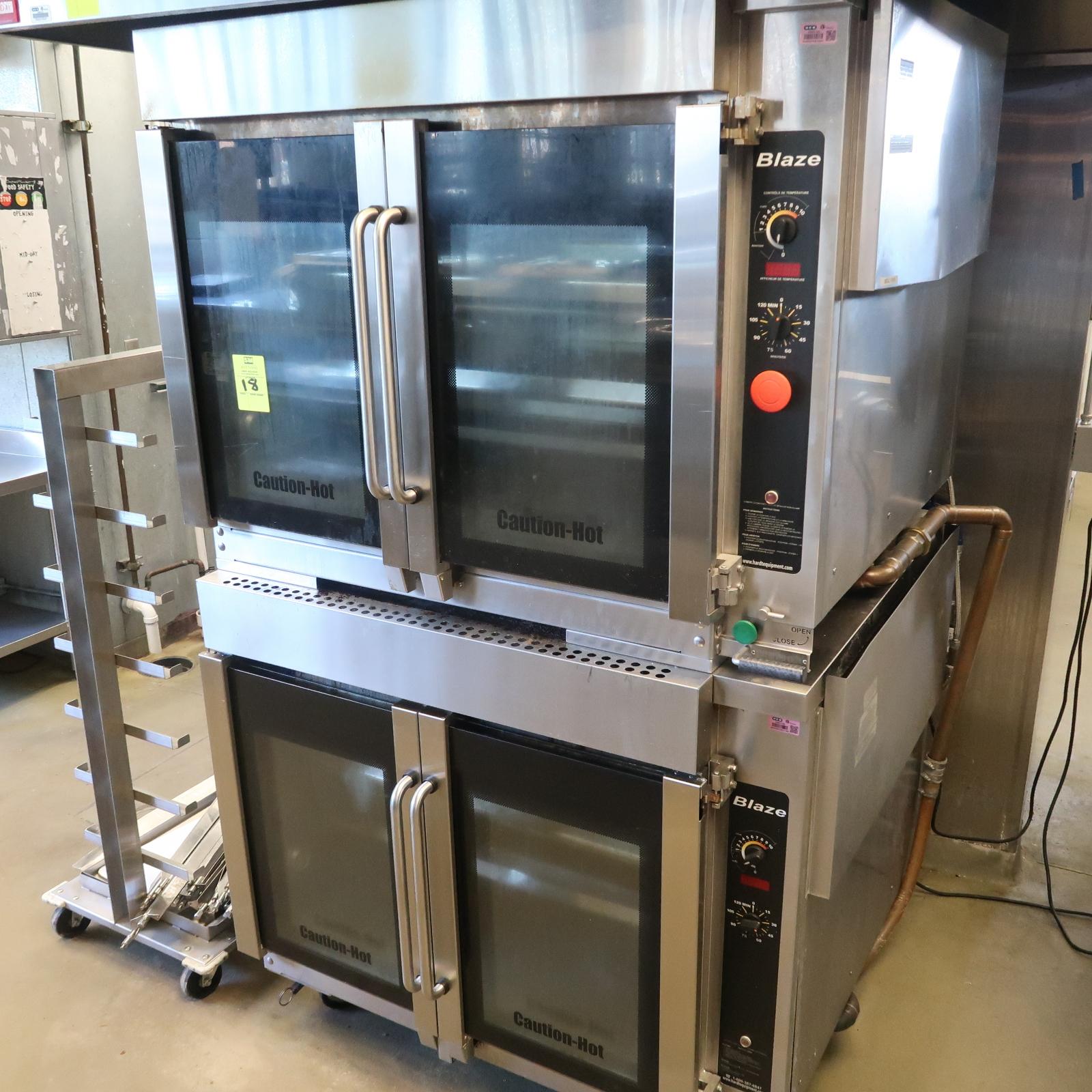 Hardt Blaze double-stack rotisserie, w/ chicken cooling rack & extra spits