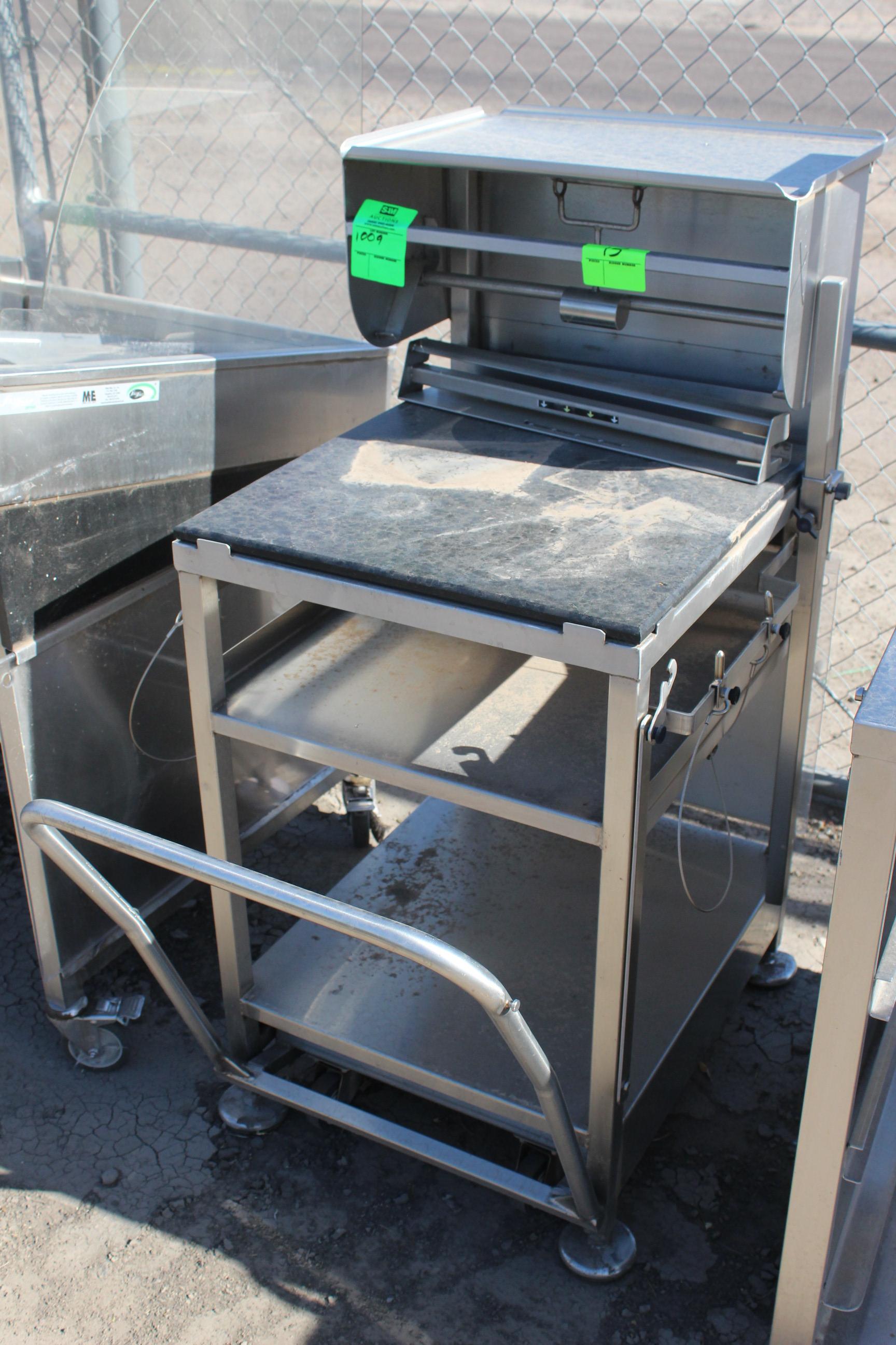 Face To Face Portable Stainless Equipment Stand