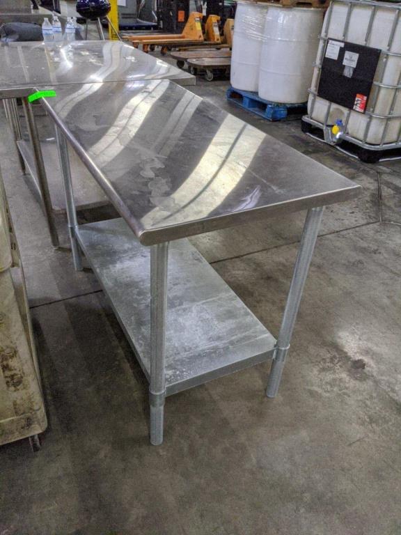 4ft x 2ft Stainless Table