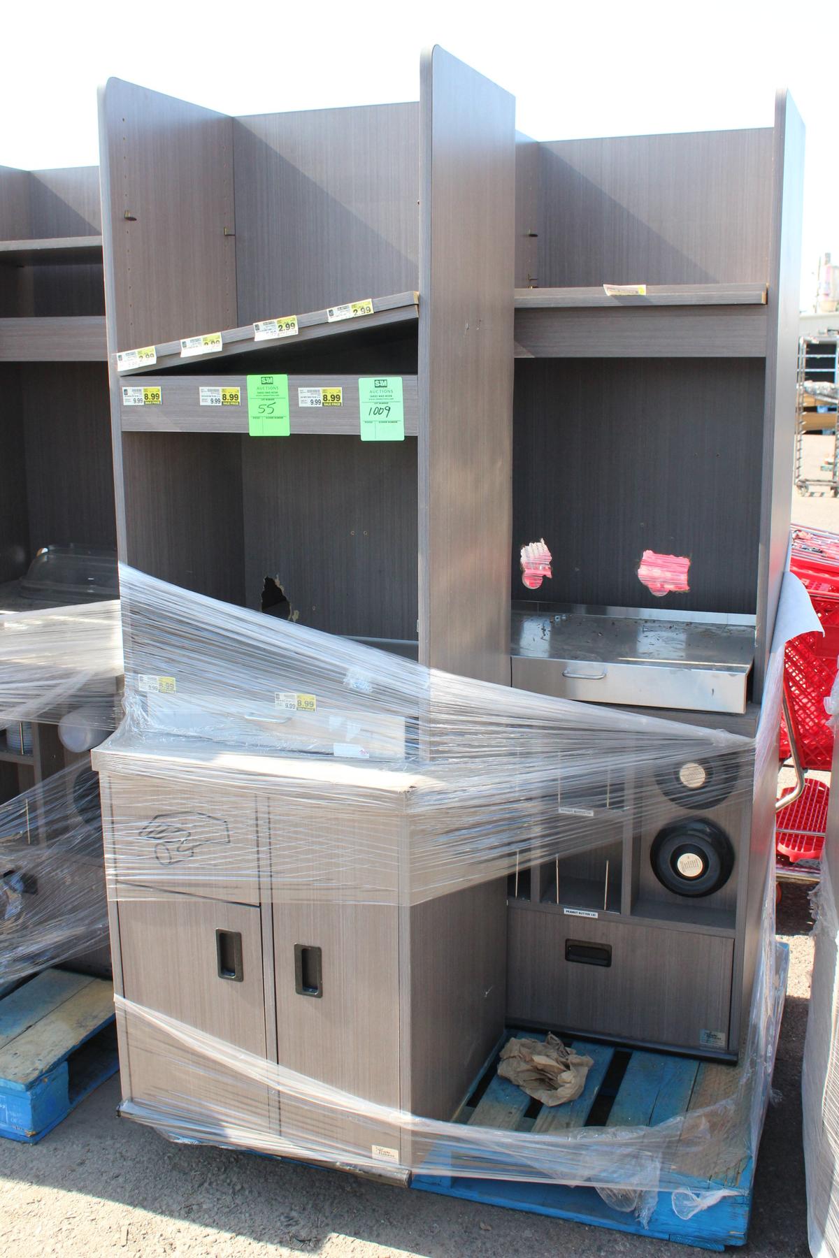 Bulk Merchandising Station Cabinetry