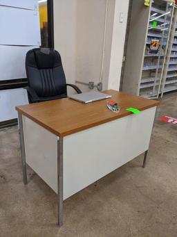 45" desk and office chair