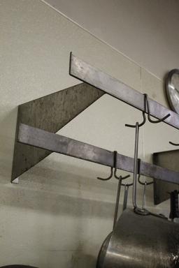 7’ Wall Mounted Utensil Rack