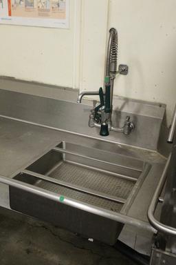 Commercial Dishwashing Sink Table (No Washer)