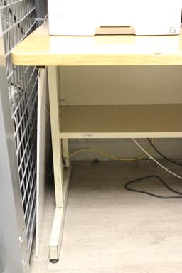 5' Metal Framed Desk