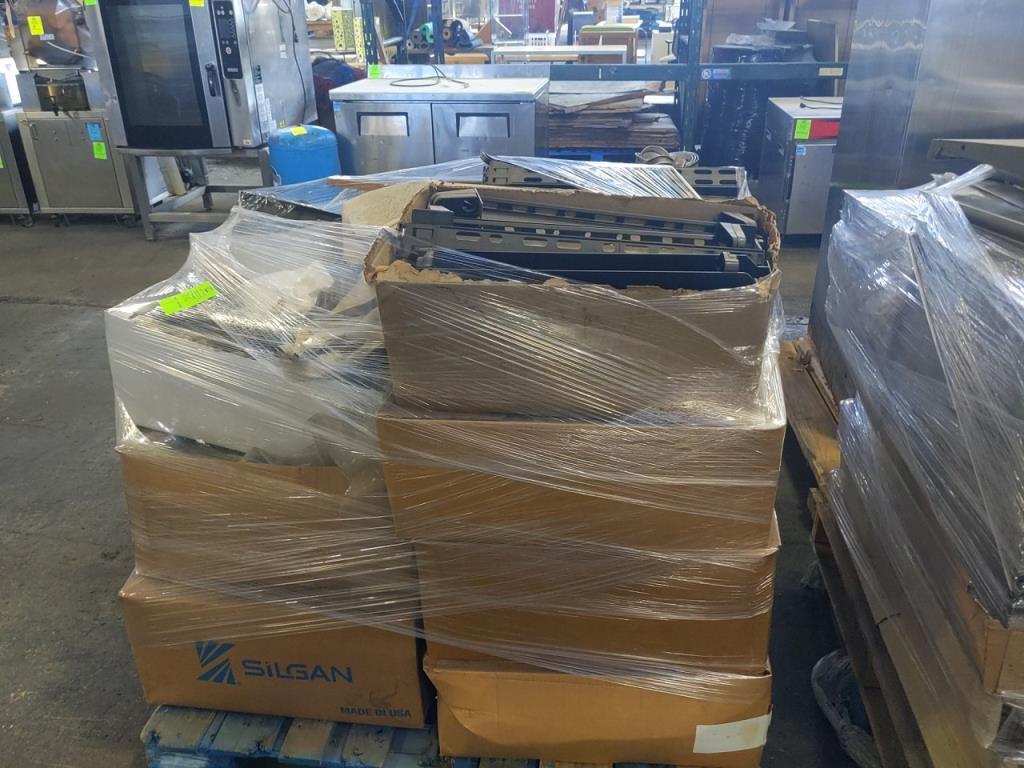 3 pallets of Lozier Shelving parts