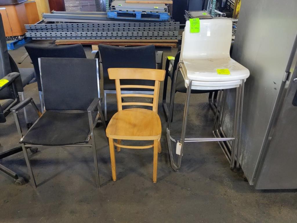 Assorted chairs