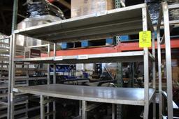 Aluminum Kitchen Organization Rack On Casters