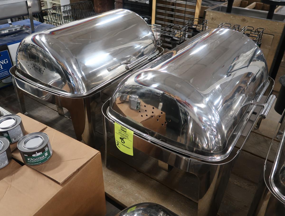 stainless chafing dishes