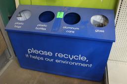 4 Compartment Recycling Bin