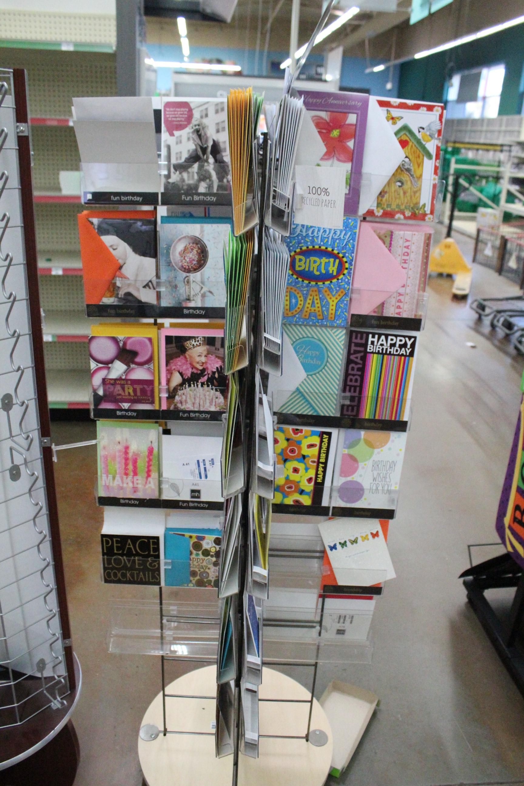 Eyeglass And Greeting Card Merchandisers W/ Cards