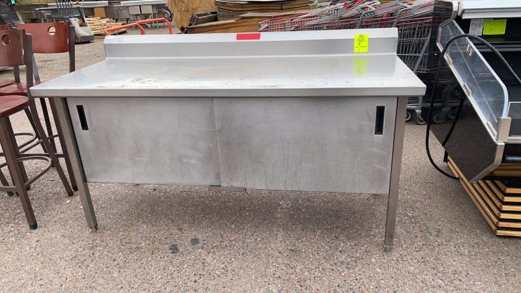 6ft stainless steel table