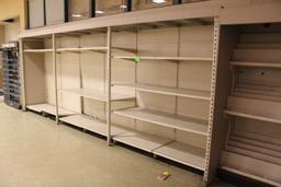 18' Of Madix Wall Shelving