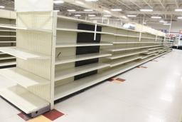 72' Of Lozier Gondola Shelving