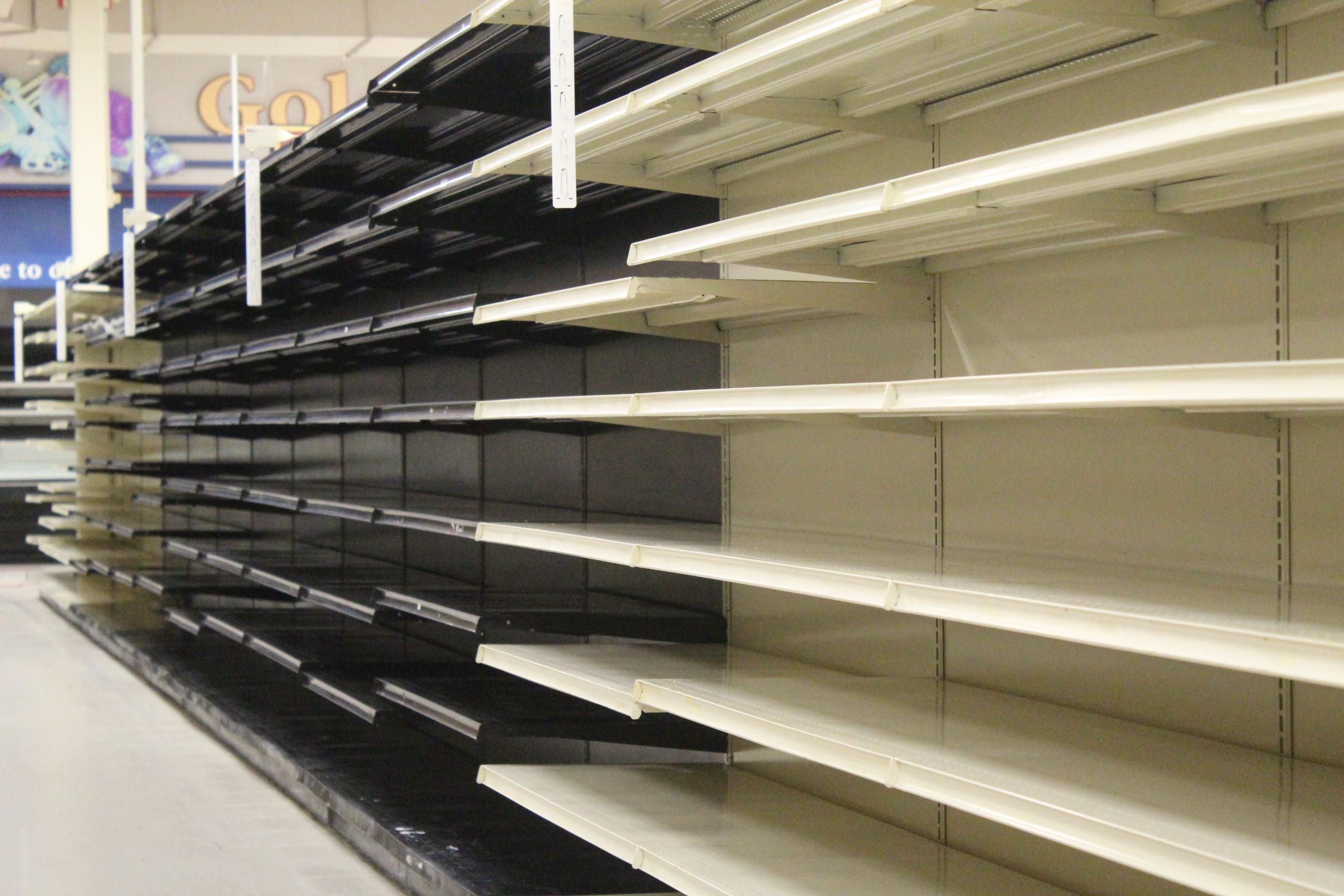 72' Of Lozier Gondola Shelving