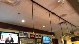 Hanging Lights Over Bar