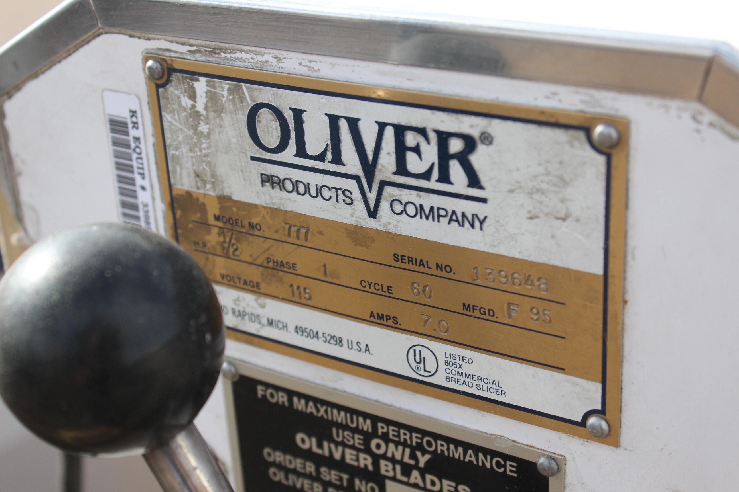 Oliver 777 Bread Slicer